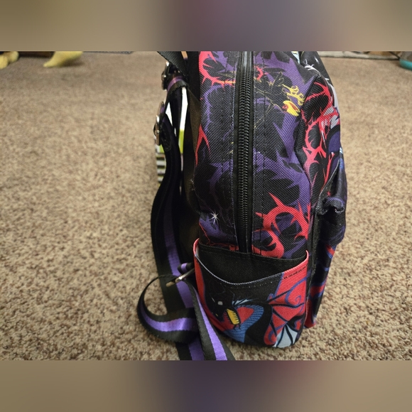 KBNL Maleficent 12inch Deluxe Oversize Print Daypack A21311 Medium - Picture 5 of 9